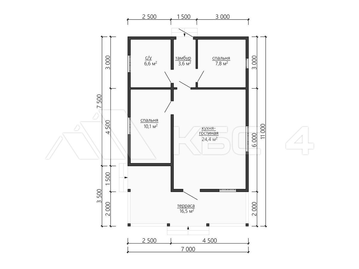 Каркасный дом «Грефорд» Каркасный дом «Грефорд»