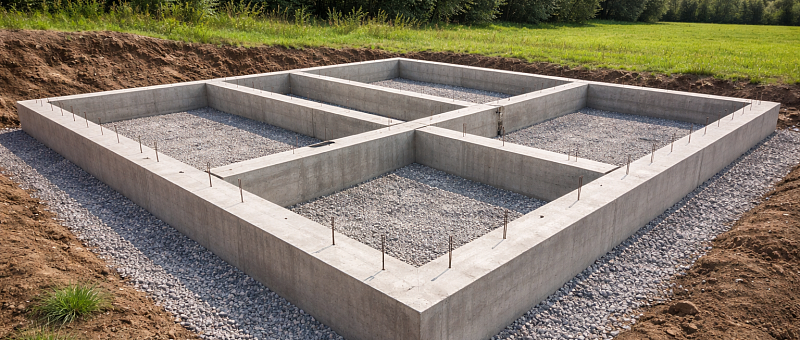 Ленточный фундамент