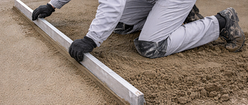 Заливка стяжки пола