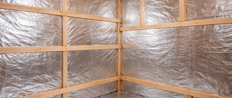 Монтаж паро- и гидроизоляции в бане