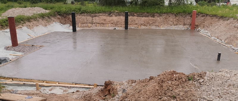 Плитный фундамент