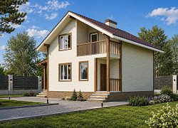 Дом из газобетона «Ален»