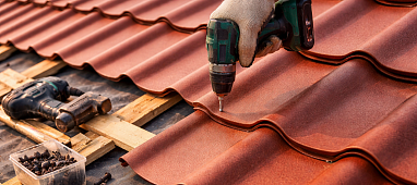 Монтаж металлочерепицы