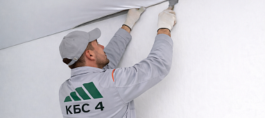 Установка натяжных потолков