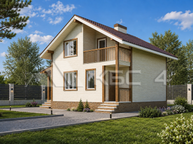 Дом из газобетона «Ален»