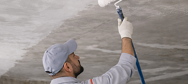 Побелка потолка